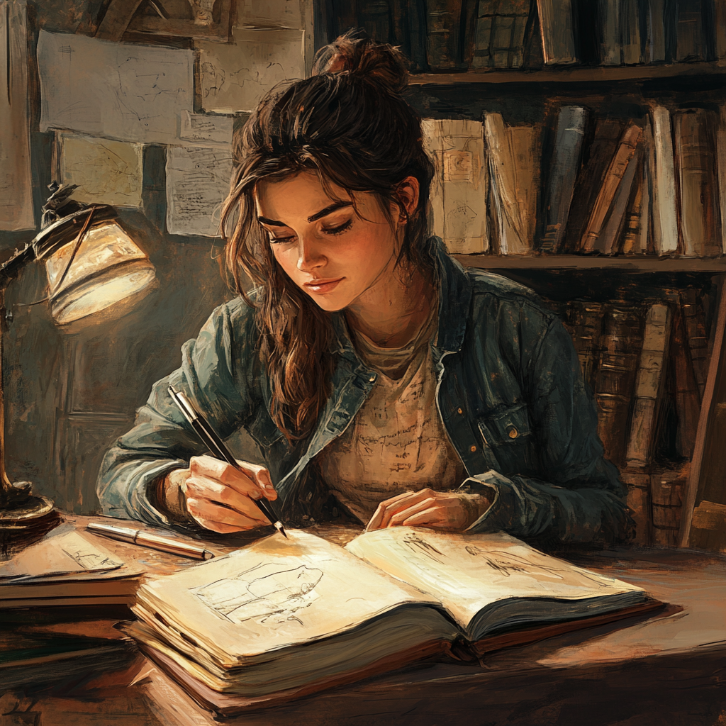 Карта личности персонажа в книге